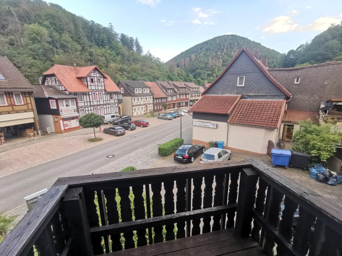 Hotel&Restaurant Bergschlösschen Zorge Exterior foto